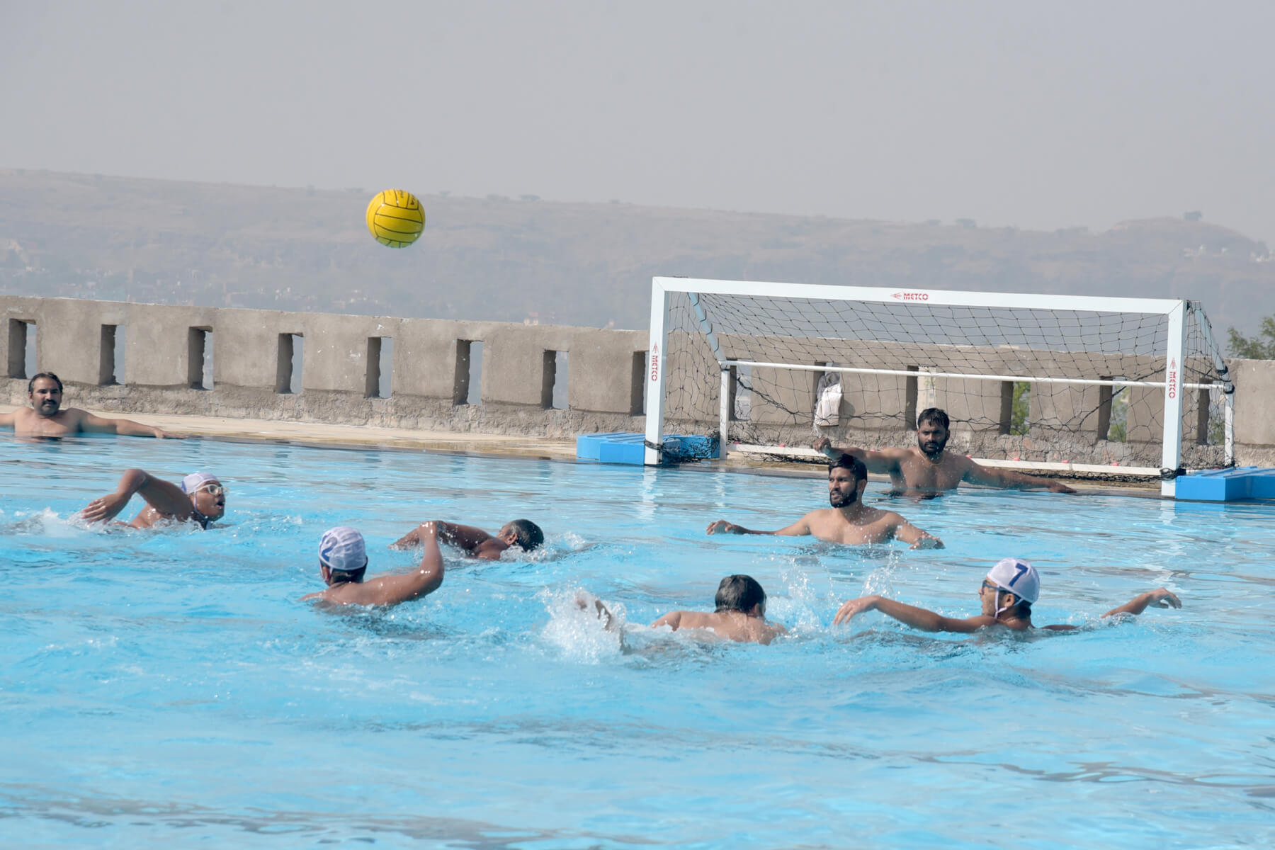 Polo match between staff and students